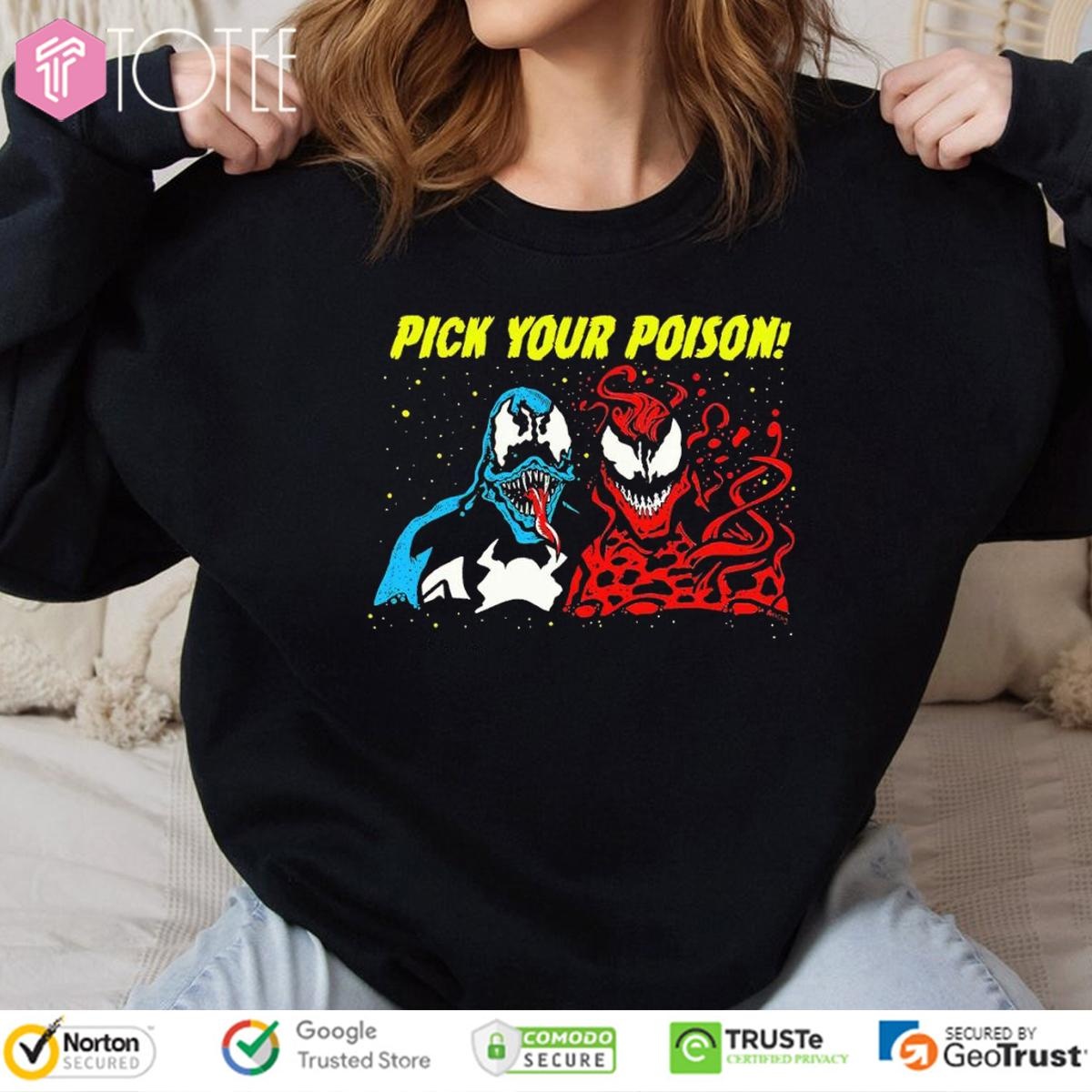 Marvel Venom Carnage Pick Your Poison T-shirt 3