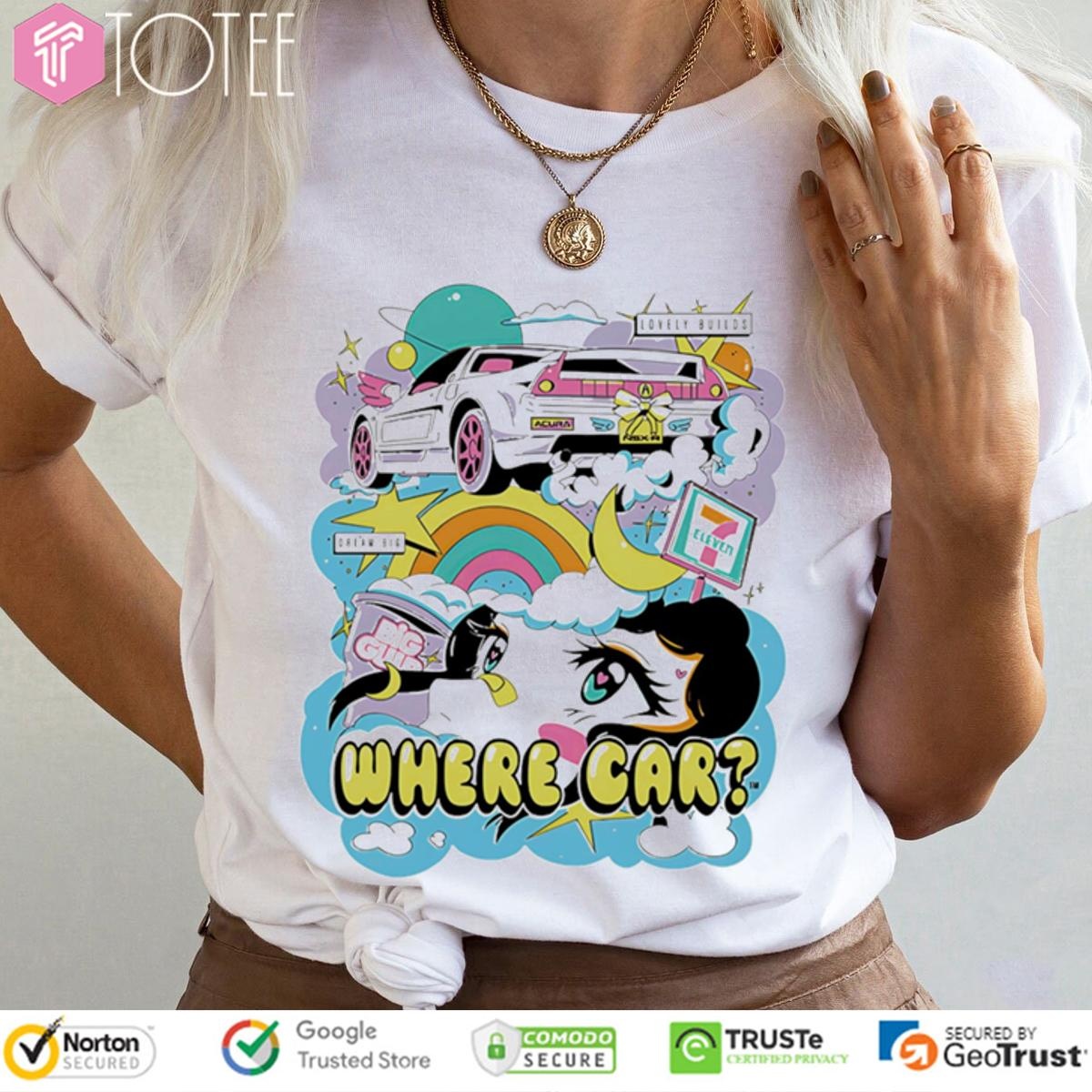 7 Eleven Where Car T-shirt 4