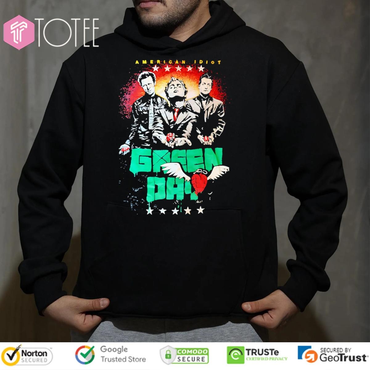 American Idiot Green Day Band Graphic T-shirt 2