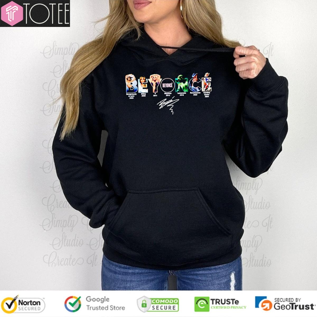 Beyonce Albums Signature T-shirt 2