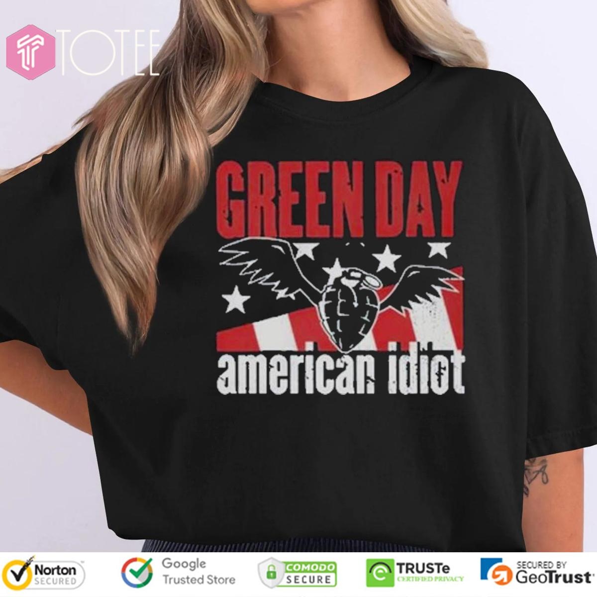 Green Day Band American Idiot T-shirt 4