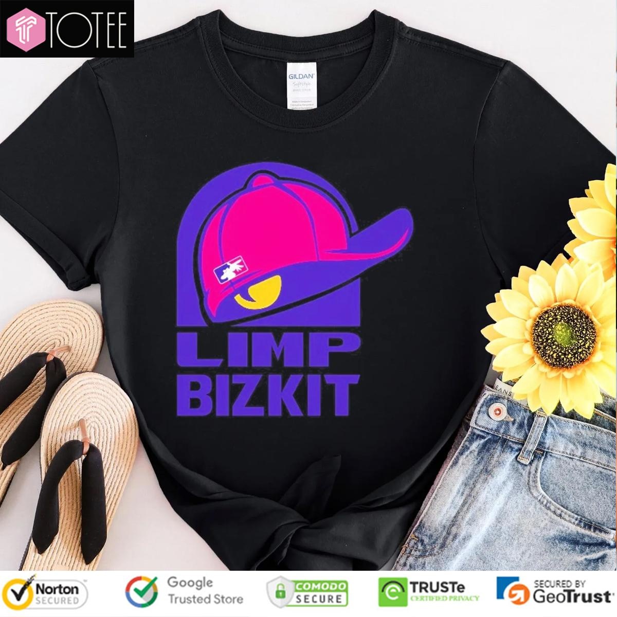 Limp Bizkit Snapback Cap Parody Taco Bell Logo T-shirt