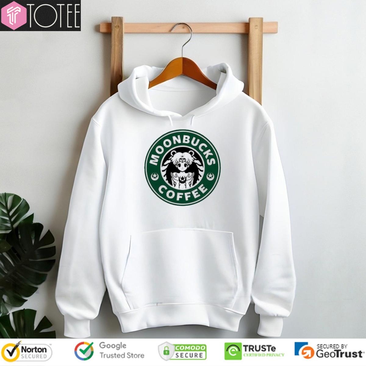 Moonbucks Coffee Parody Sailor Moon Starbucks T-shirt 2