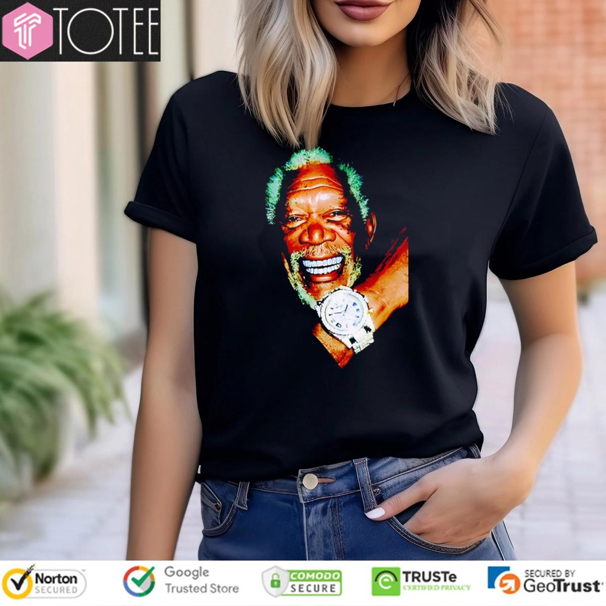 Morgan Freeman Bust Down T-shirt 4