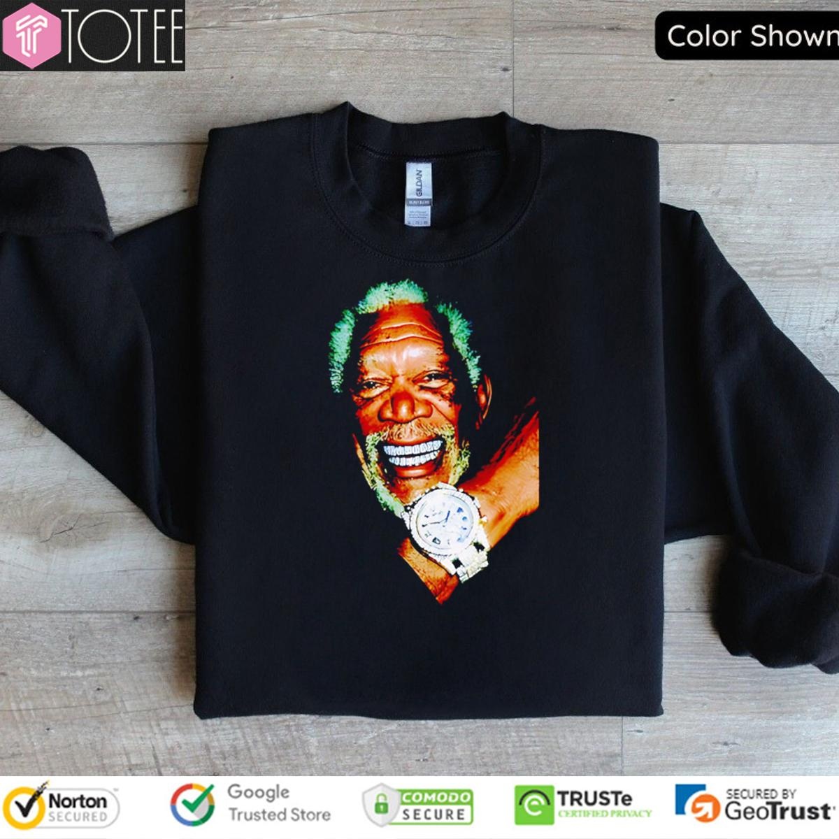 Morgan Freeman Bust Down T-shirt 3