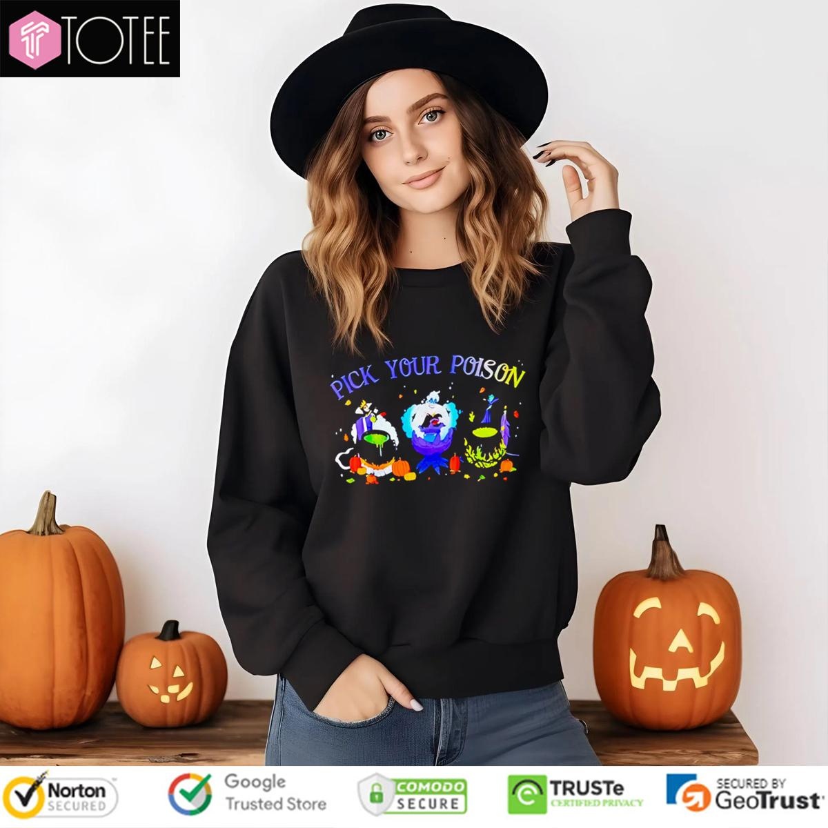 Pick Your Poison Disney Villains T-shirt 3