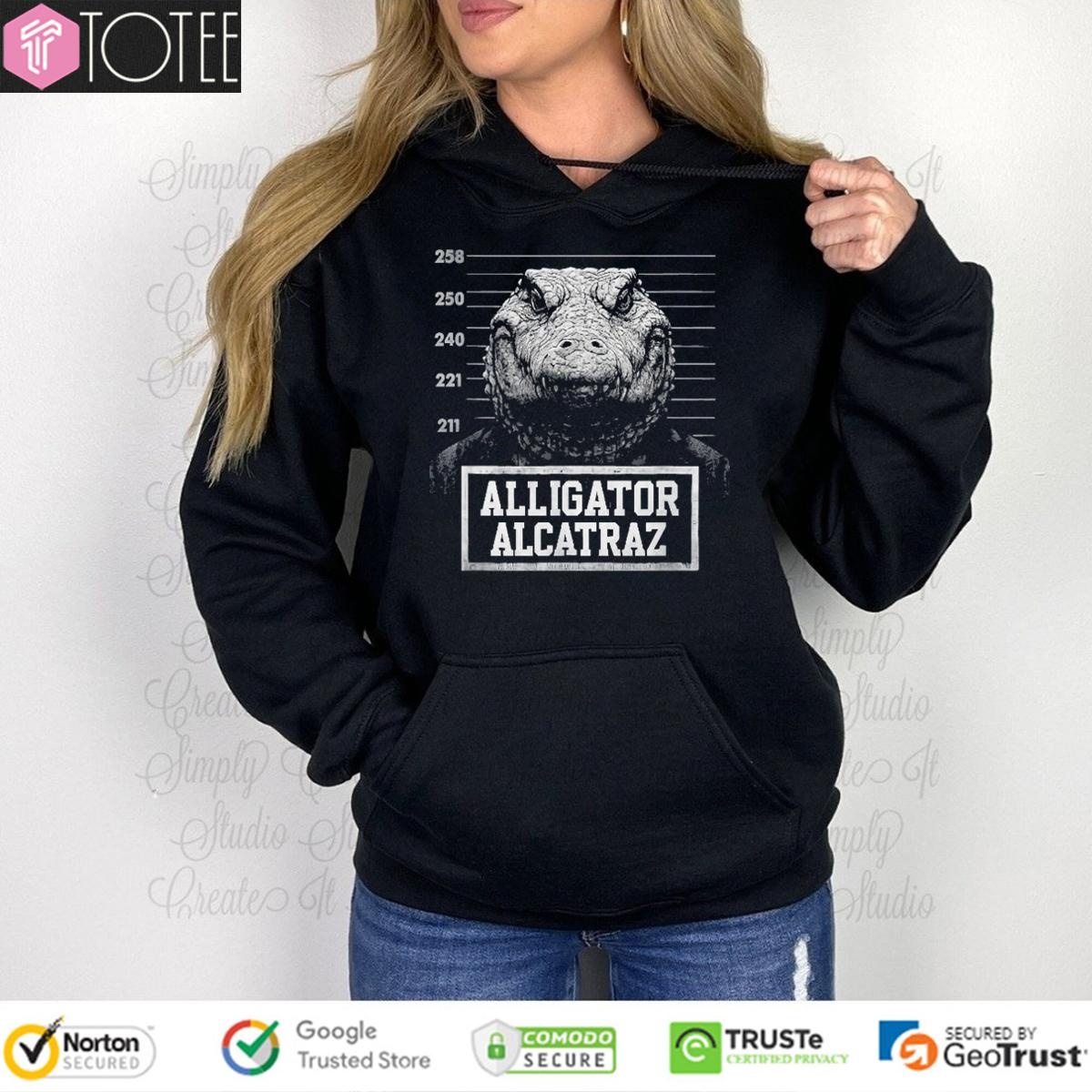 Alligator Alcatraz Florida Everglades Mugshot T-shirt 2