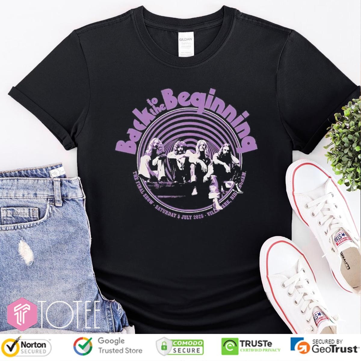 Black Sabbath Back To The Beginning The Final Show Saturday 5 July T-shirt 1