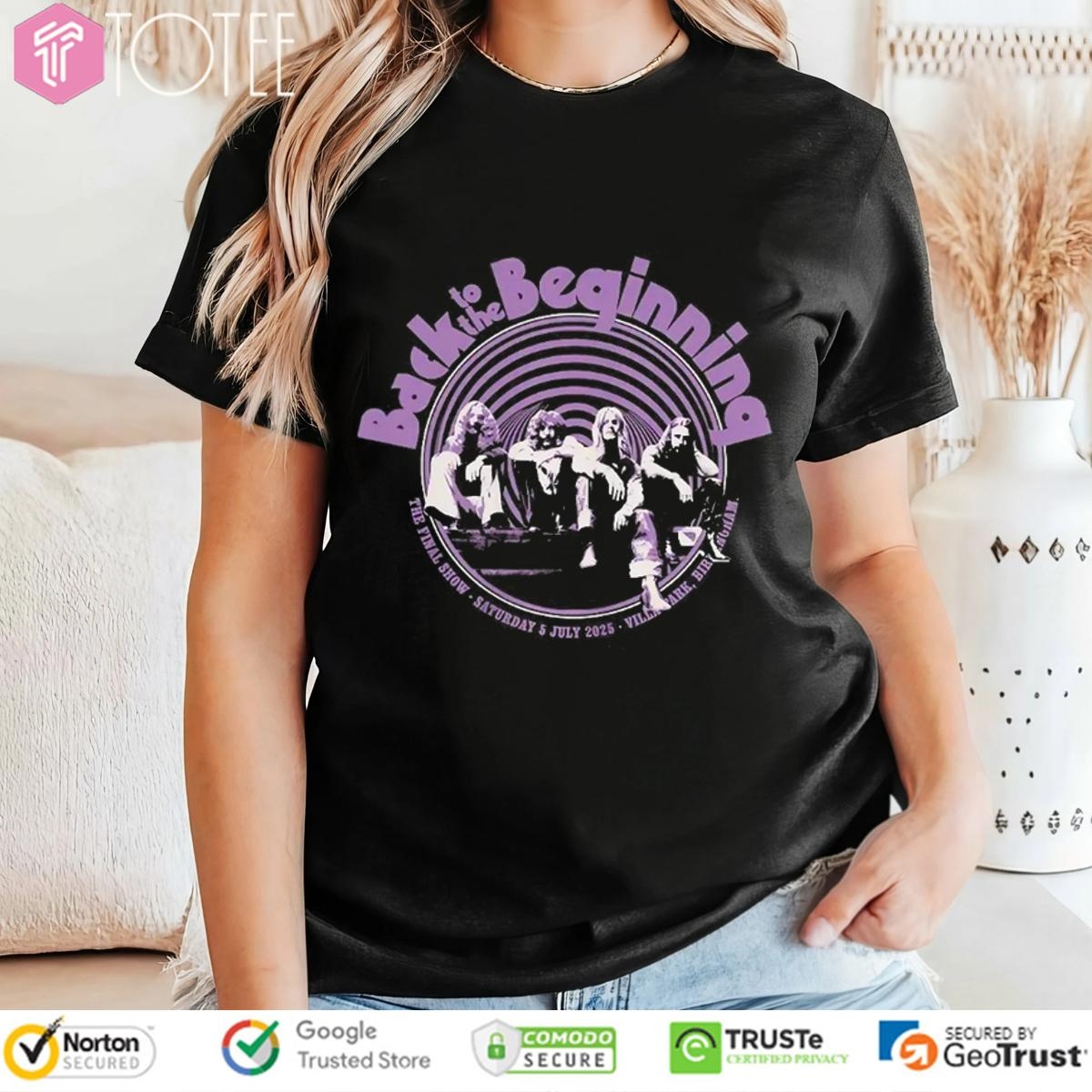 Black Sabbath Back To The Beginning The Final Show Saturday 5 July T-shirt 4