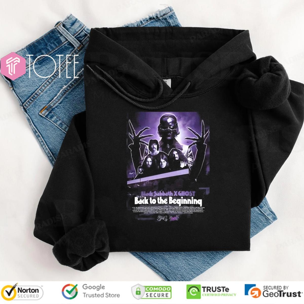 Black Sabbath Ghost Back To The Beginning Show 2025 T-shirt 2