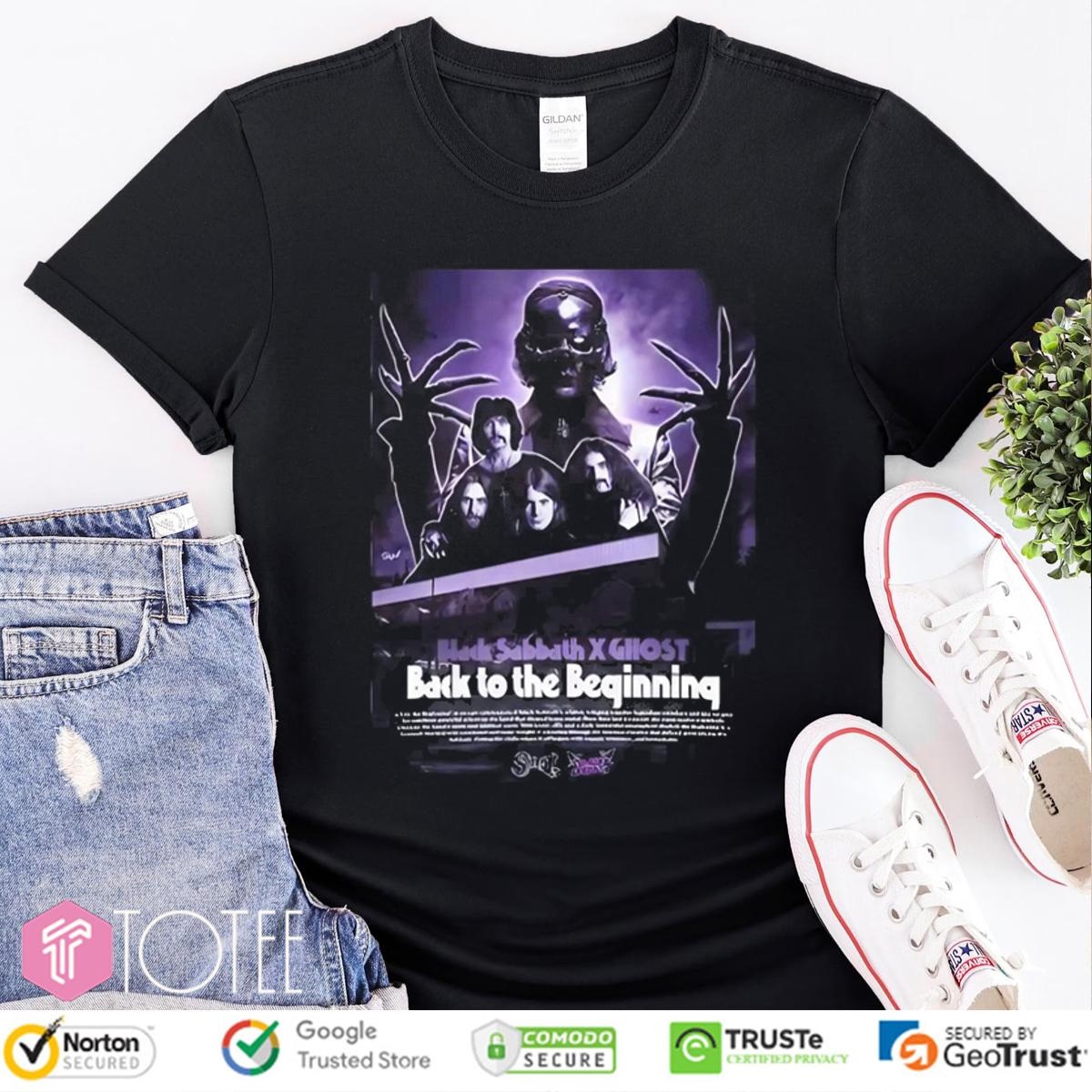 Black Sabbath Ghost Back To The Beginning Show 2025 T-shirt 1