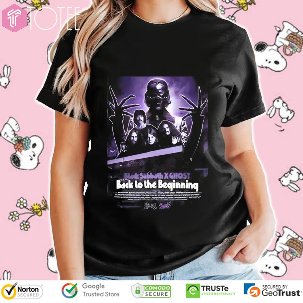 Black Sabbath Ghost Back To The Beginning Show 2025 T-shirt 4