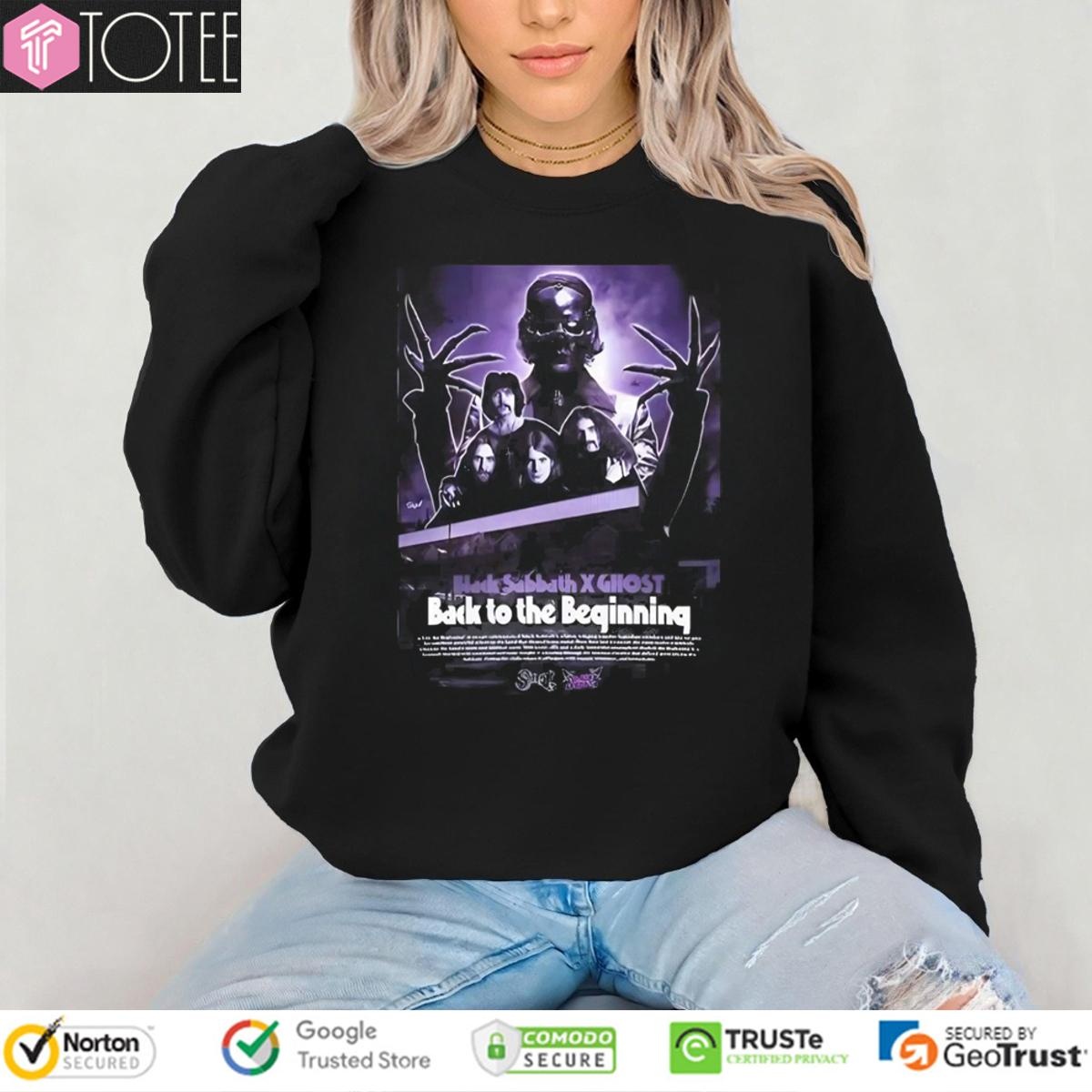 Black Sabbath Ghost Back To The Beginning Show 2025 T-shirt 3