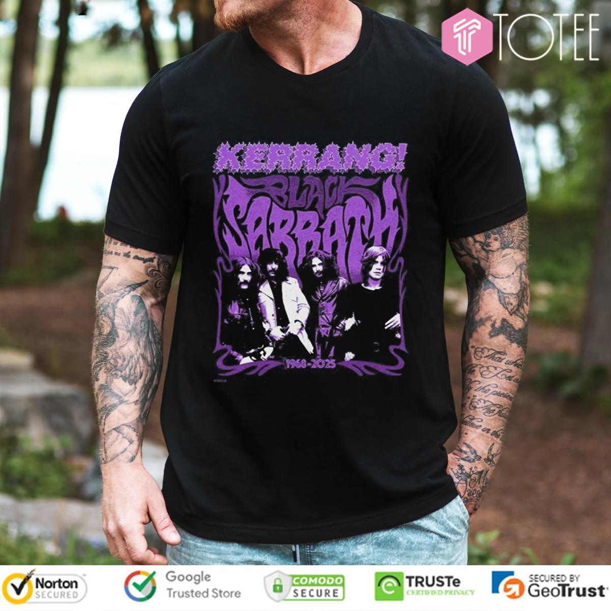 Black Sabbath X Kerrang 1968-2025 T-shirt