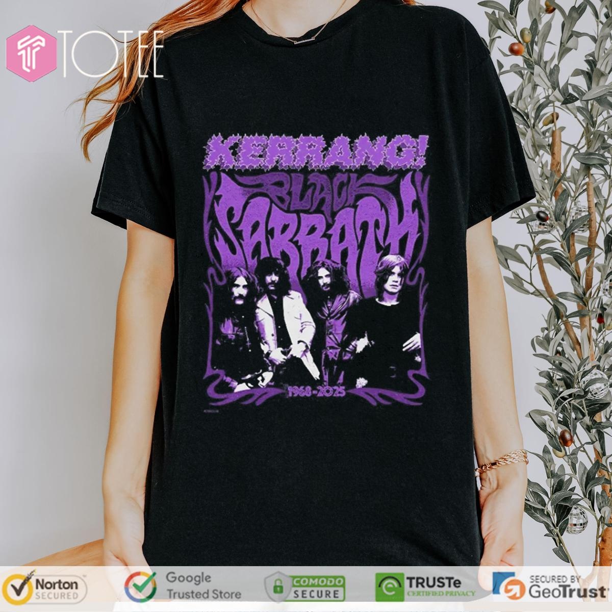 Black Sabbath X Kerrang 1968-2025 T-shirt 4