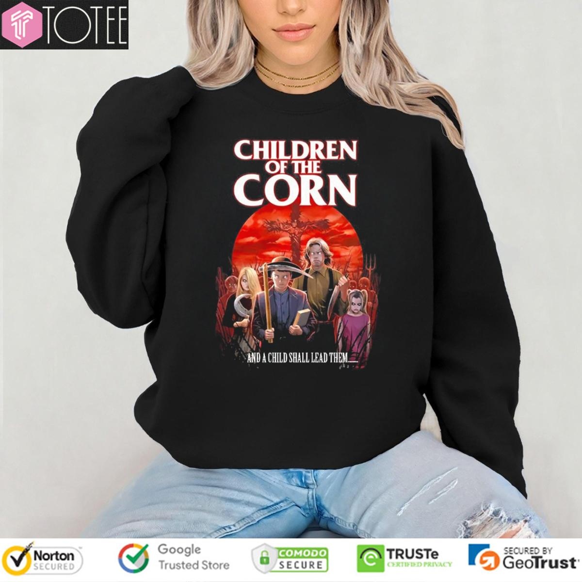 Children Of The Corn And A Child Shall Lead Them Horror Movie T-shirt 3