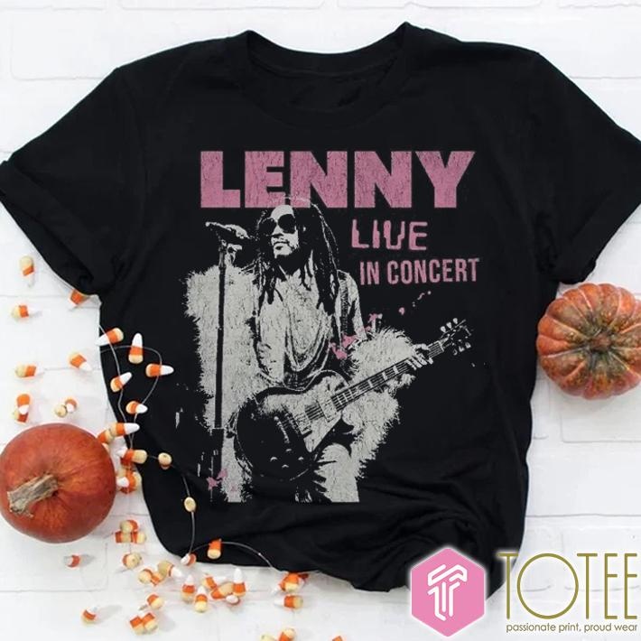 Lenny Kravitz With Guitar Live In Concert T-shirt