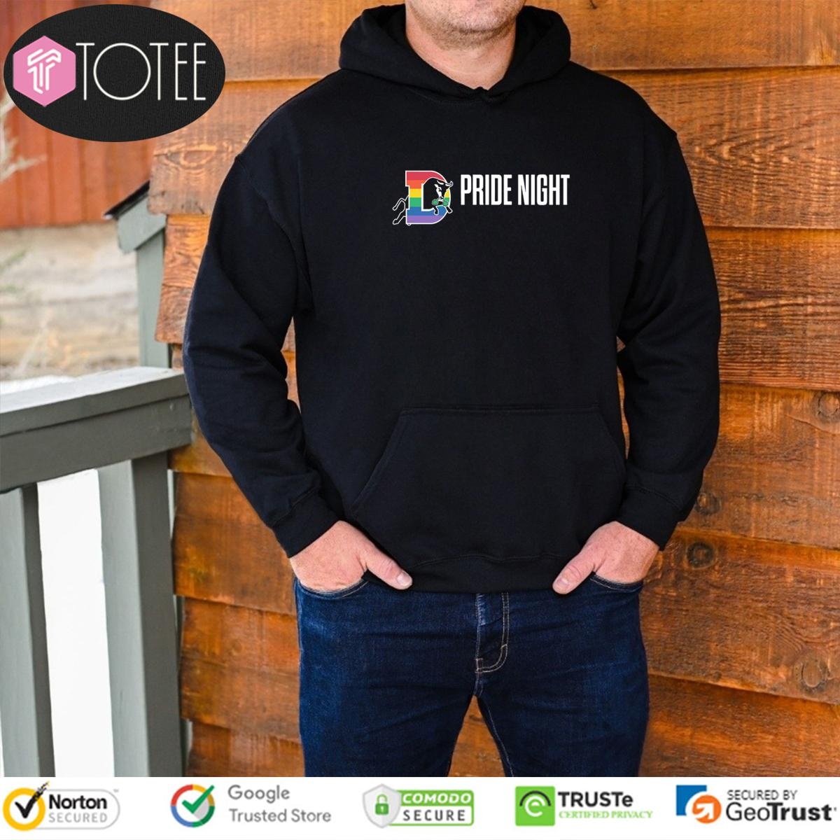 Lgbt Pride Night Durham Bulls Logo T-shirt 2