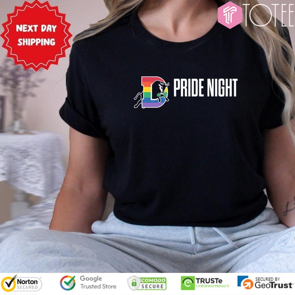 Lgbt Pride Night Durham Bulls Logo T-shirt 4