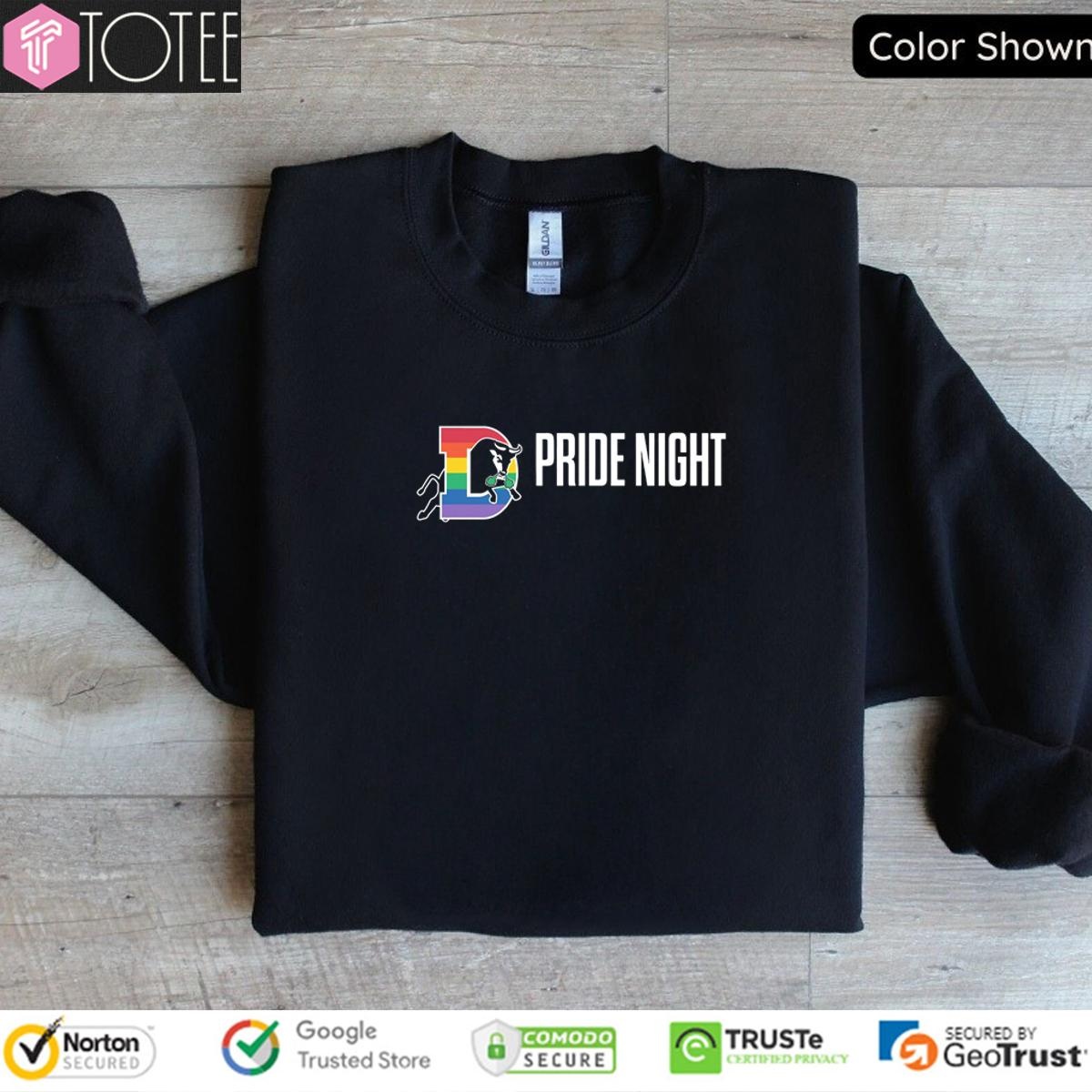 Lgbt Pride Night Durham Bulls Logo T-shirt 3