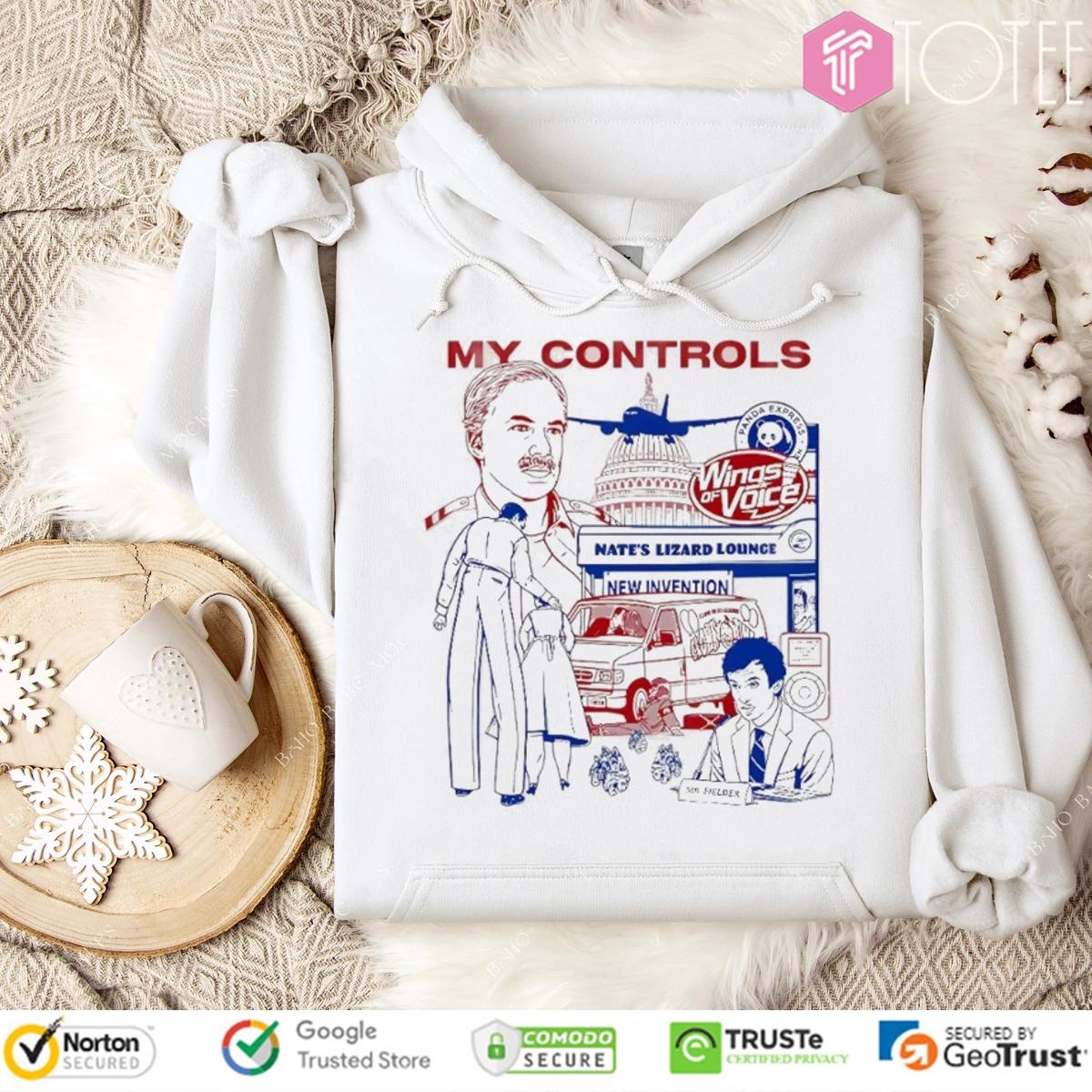 My Controls Wings Of Voices Nates Lizard Lounge New Invention T-shirt 2
