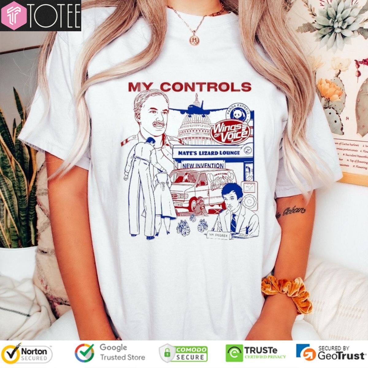 My Controls Wings Of Voices Nates Lizard Lounge New Invention T-shirt