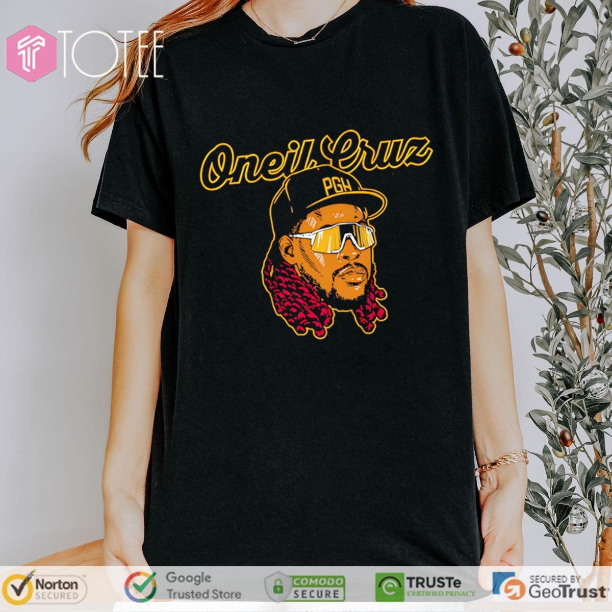 Pittsburgh Pirates Oneil Cruz Swag Head T-shirt 4