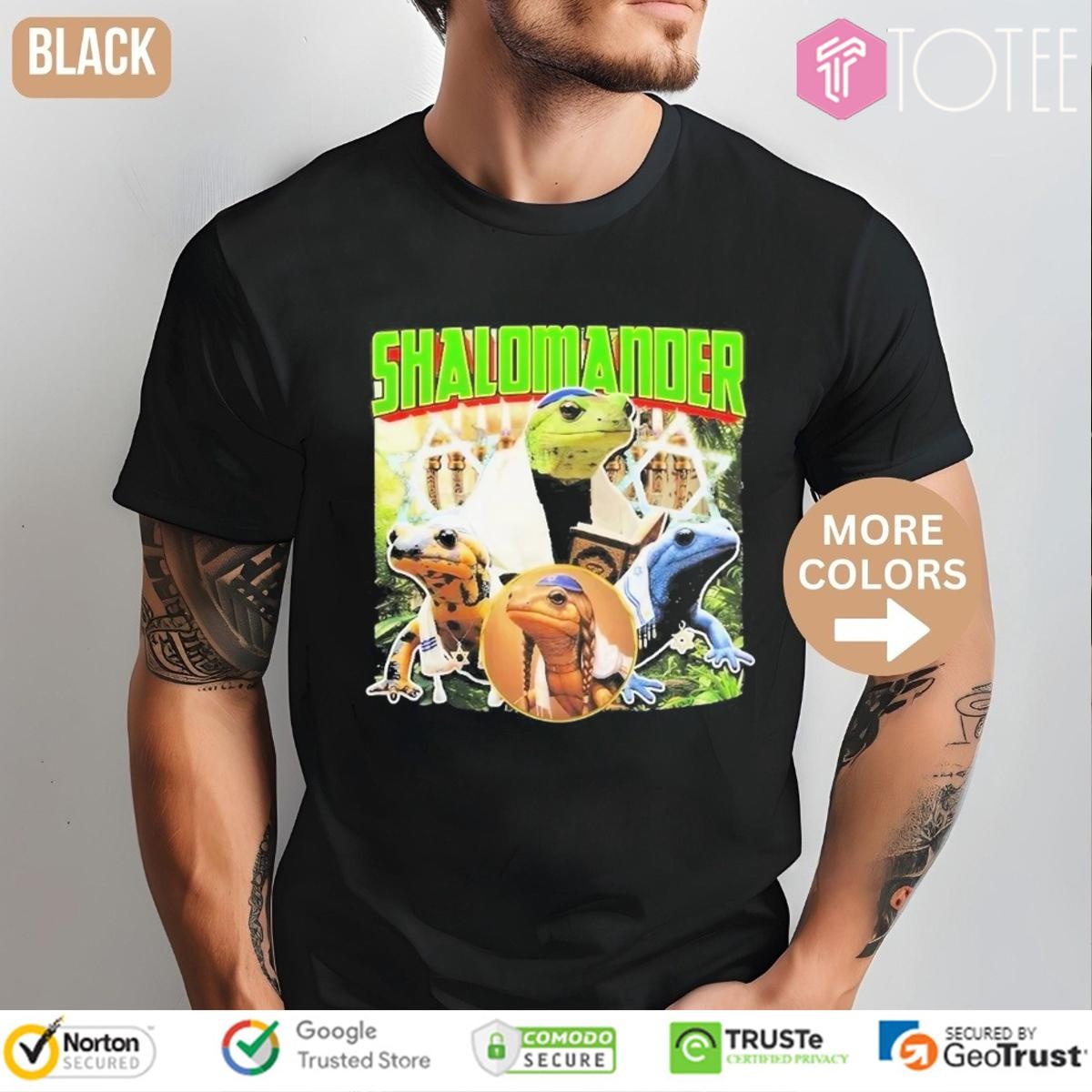 Shalomander Jewish Salamander Vintage Bootleg T-shirt