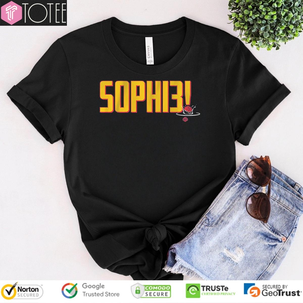 Sophi3 Indiana Fever Sophie Cunningham Indiana Basketball T-shirt