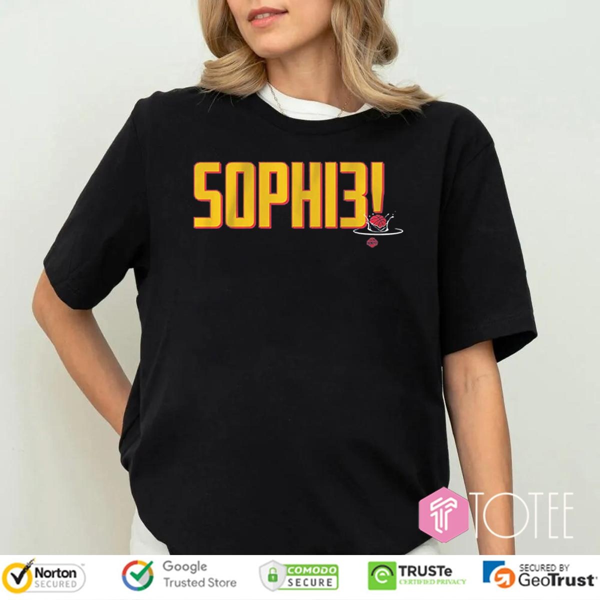 Sophi3 Indiana Fever Sophie Cunningham Indiana Basketball T-shirt 4