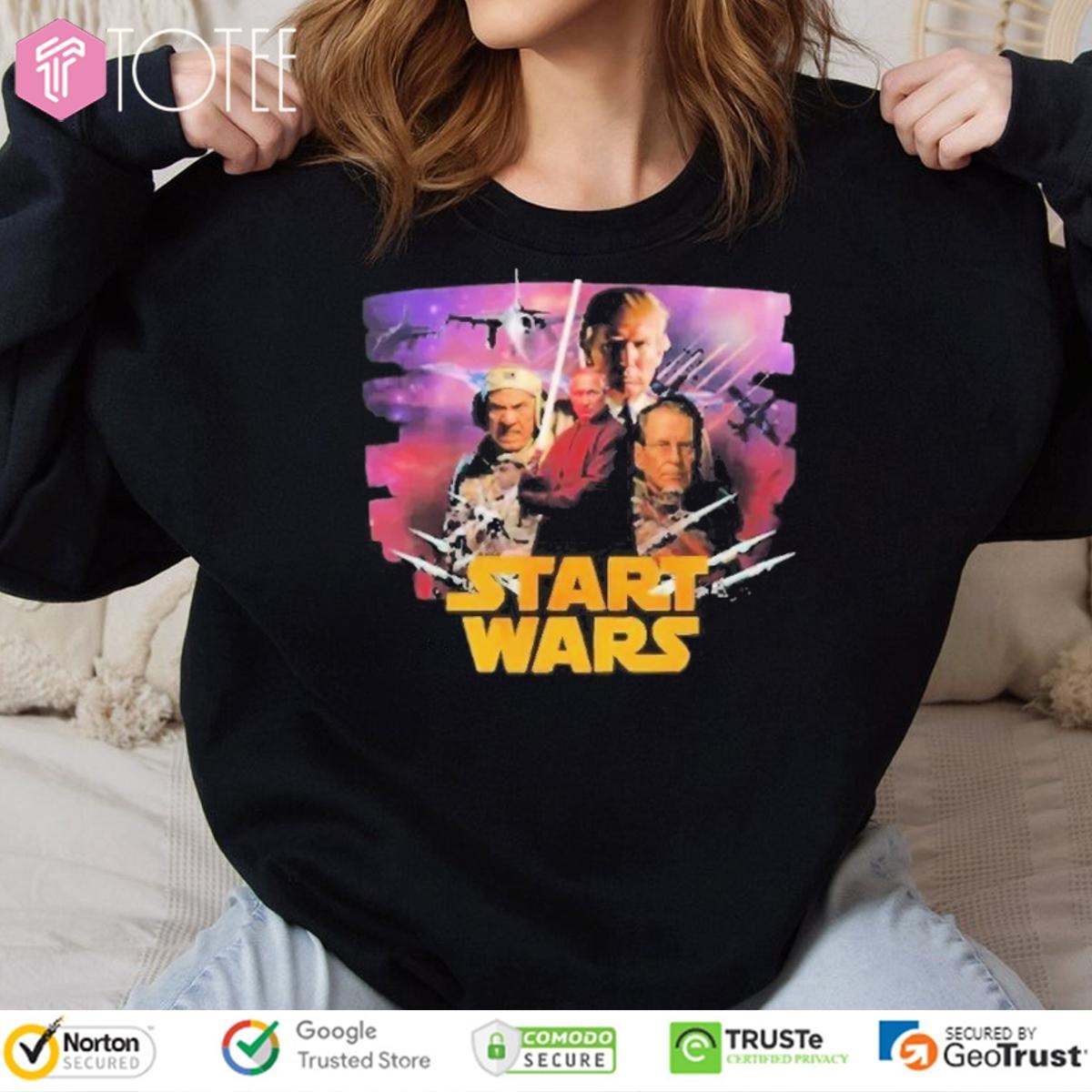 Start Wars Trump And Putin Parody Star Wars T-shirt 3