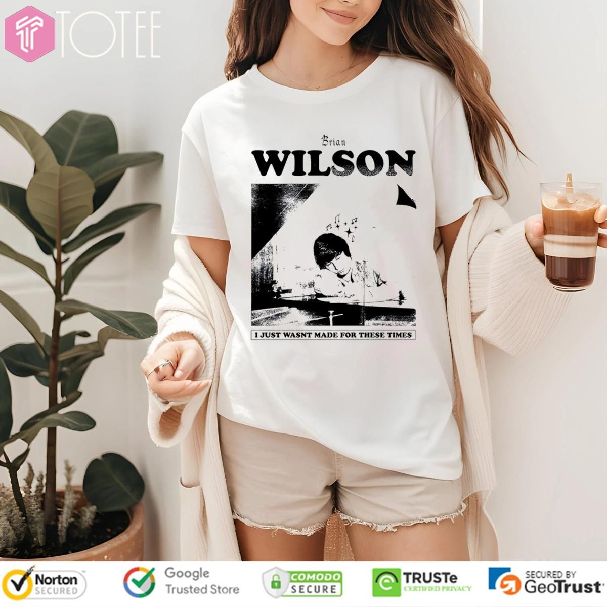 The Beach Boys Brian Wilson I Just Wasnt Made For These Times T-shirt 4