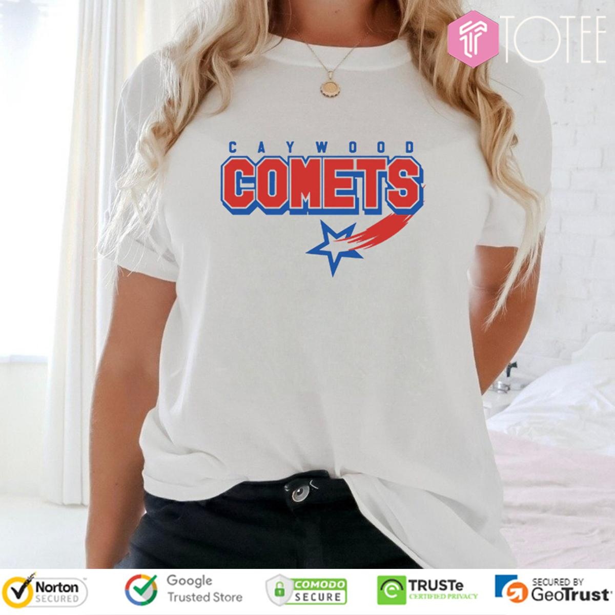 Caywood Comets Elementary School Logo T-shirt 1