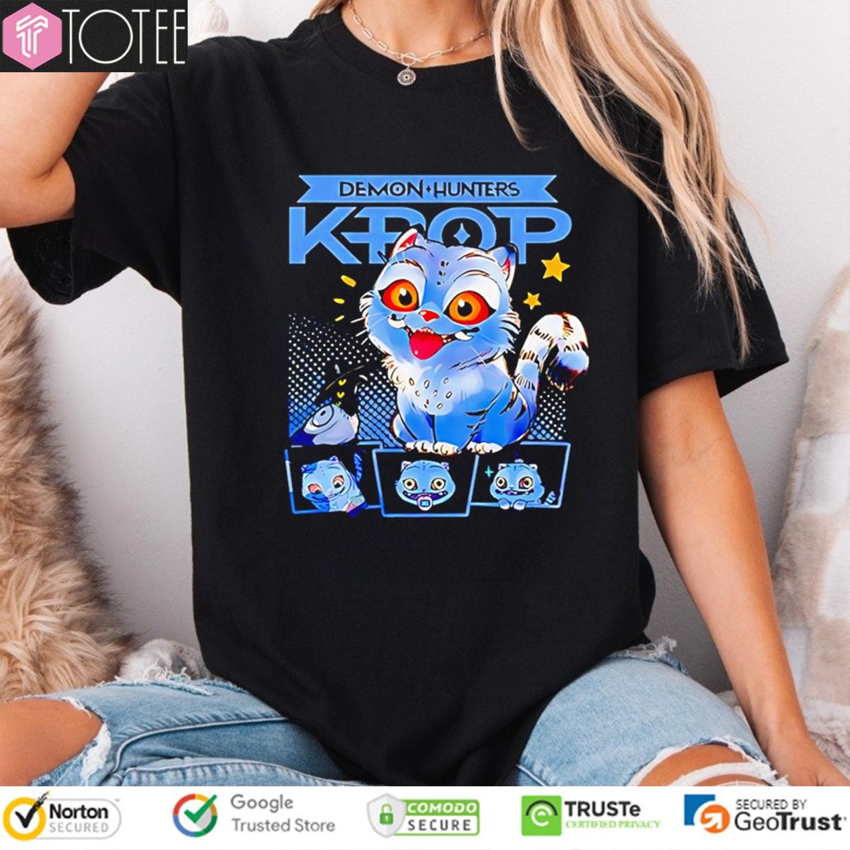 Derpy Tiger Kpop Demon Hunters T-shirt 4