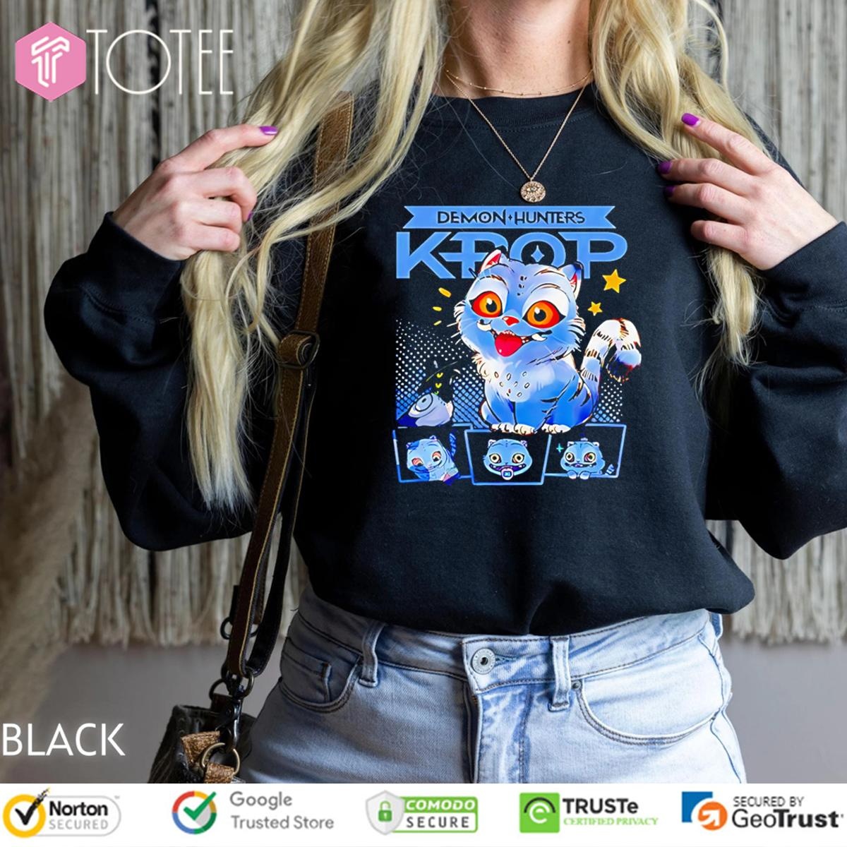 Derpy Tiger Kpop Demon Hunters T-shirt 3