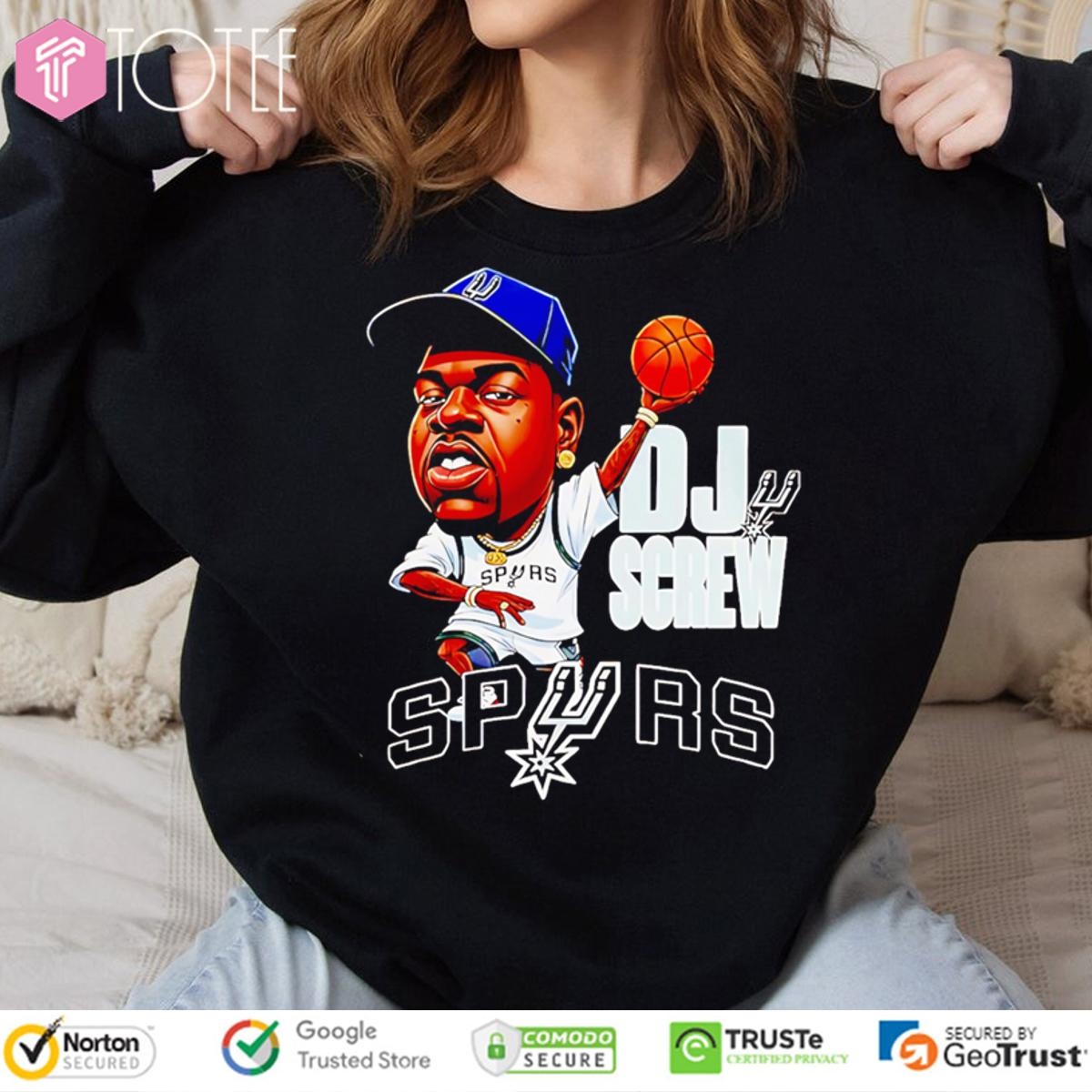 Dj Screw San Antonio Spurs T-shirt 3
