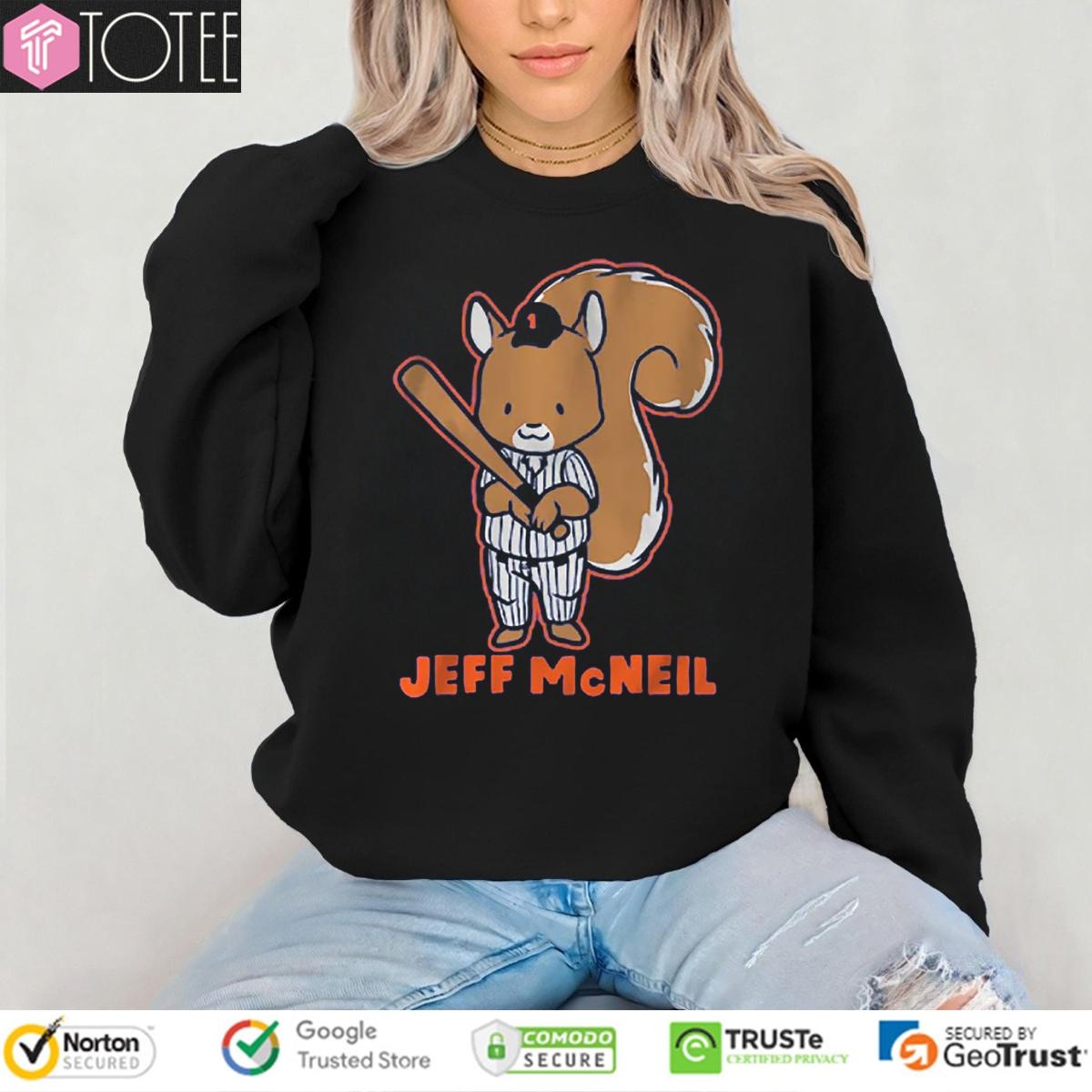 Jeff Mcneil Flying Squirrel New York Mets Baseball T-shirt 3