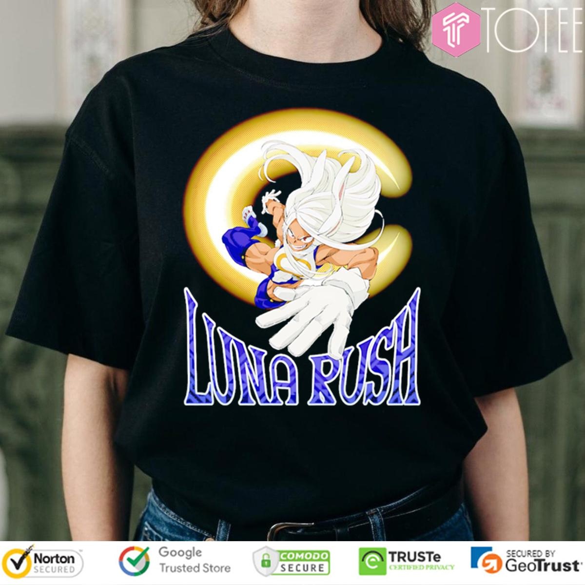 Rumi Usagiyama Rabbit Hero Mirko Luna Rush My Hero Academia T-shirt