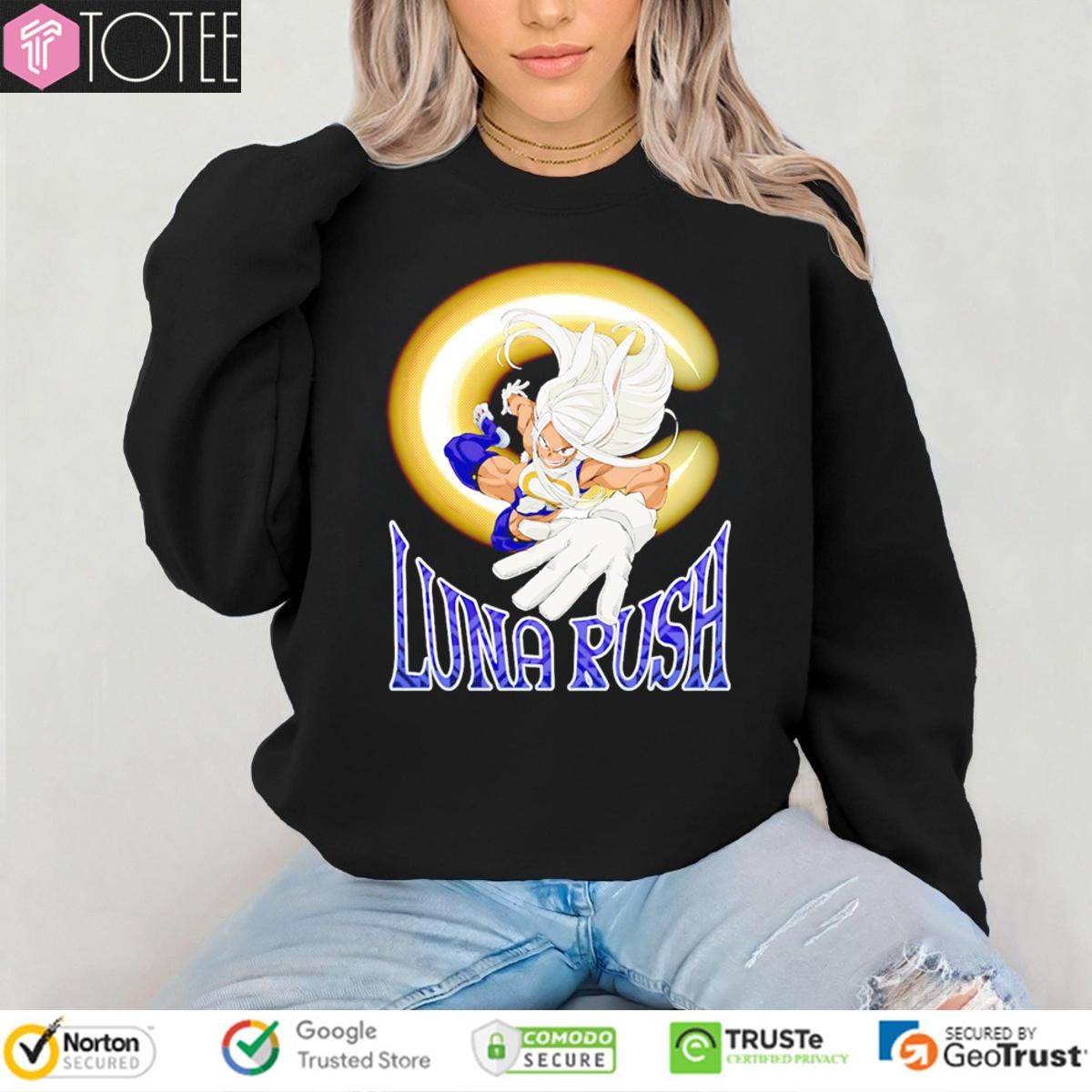 Rumi Usagiyama Rabbit Hero Mirko Luna Rush My Hero Academia T-shirt 3
