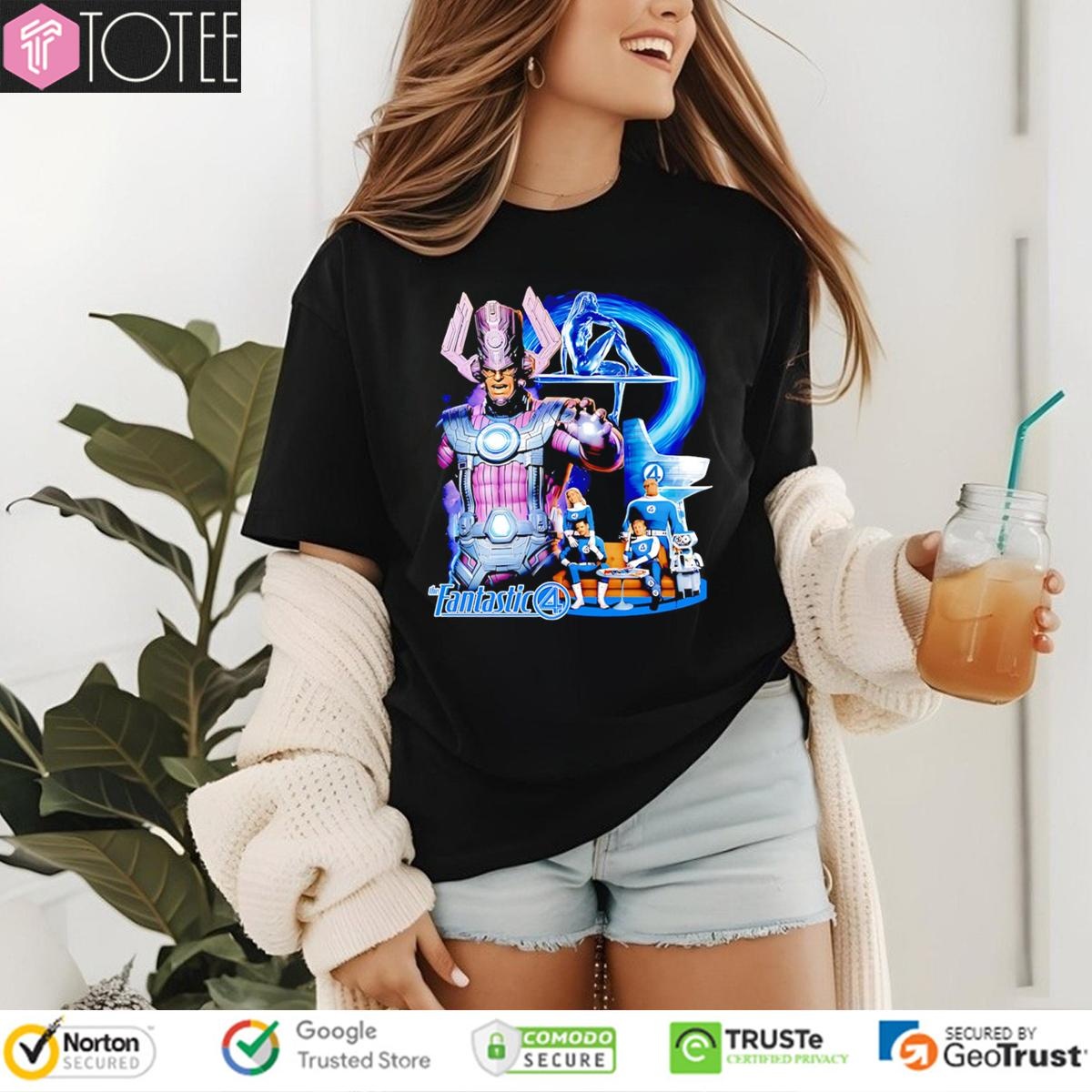 The Fantastic 4 Silver Surfer And Galactus T-shirt 4