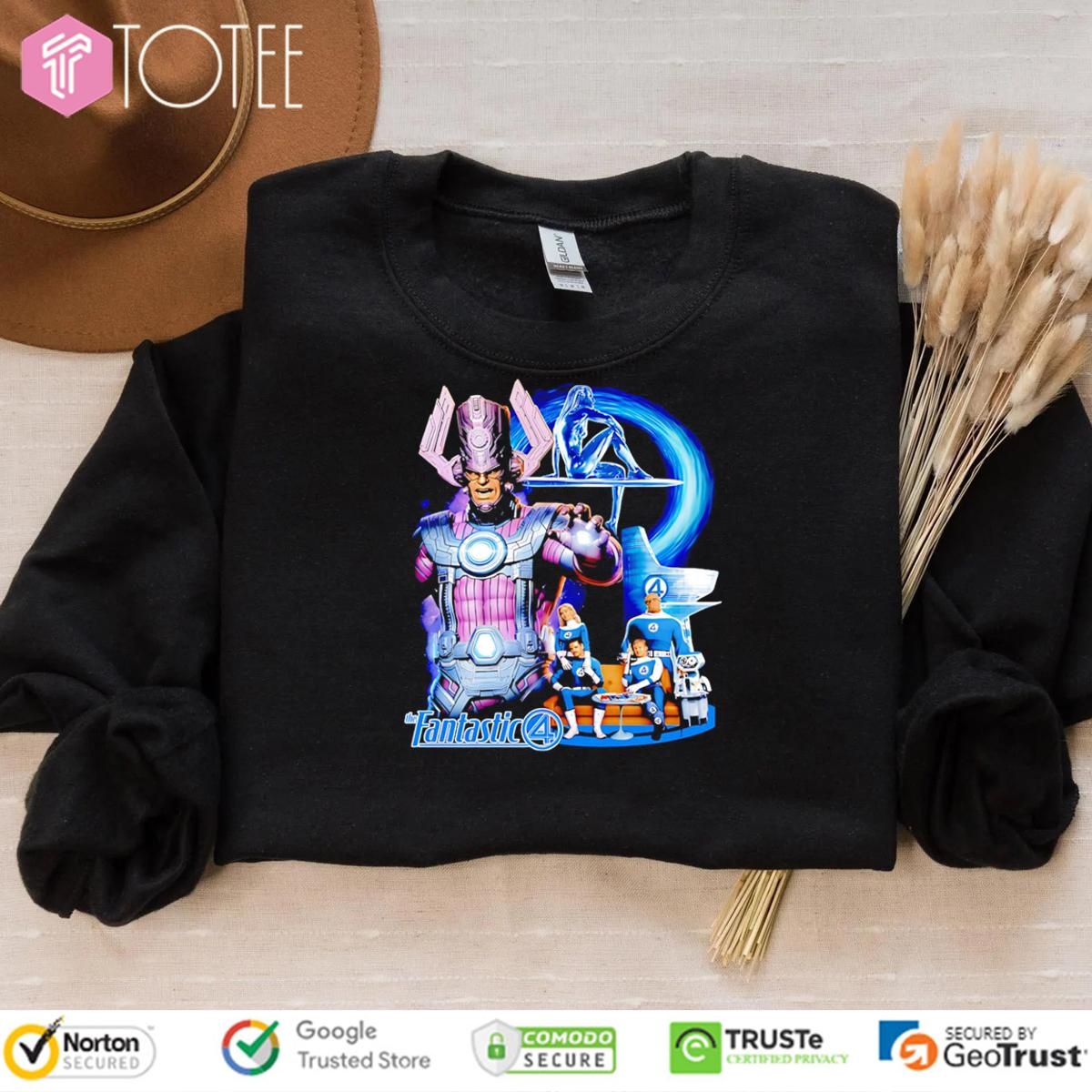 The Fantastic 4 Silver Surfer And Galactus T-shirt 3
