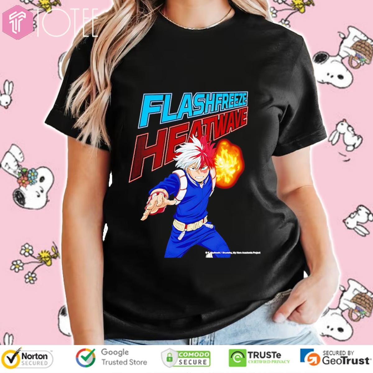 Todoroki Shoto Flashfreeze Heatwave My Hero Academia T-shirt 4