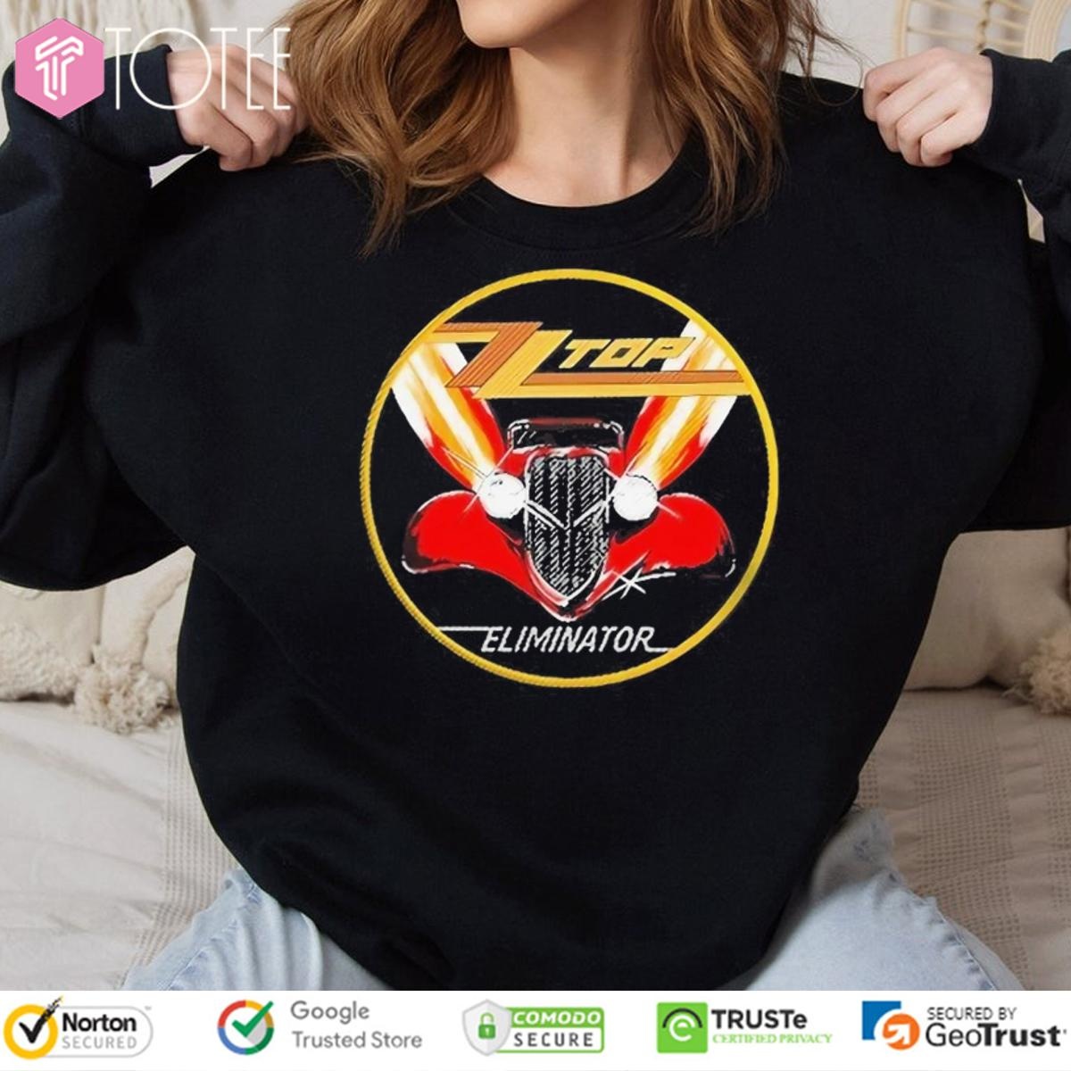 Zz Top Rock Band Eliminator Car T-shirt 3