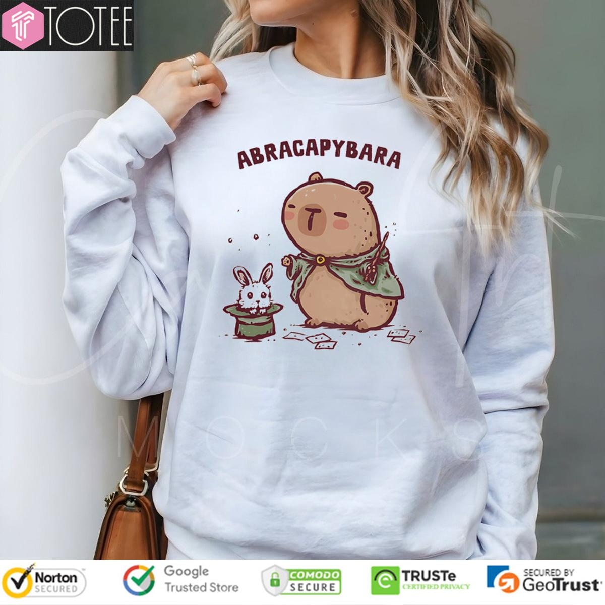 Abracapybara And Rabbit T-shirt 3