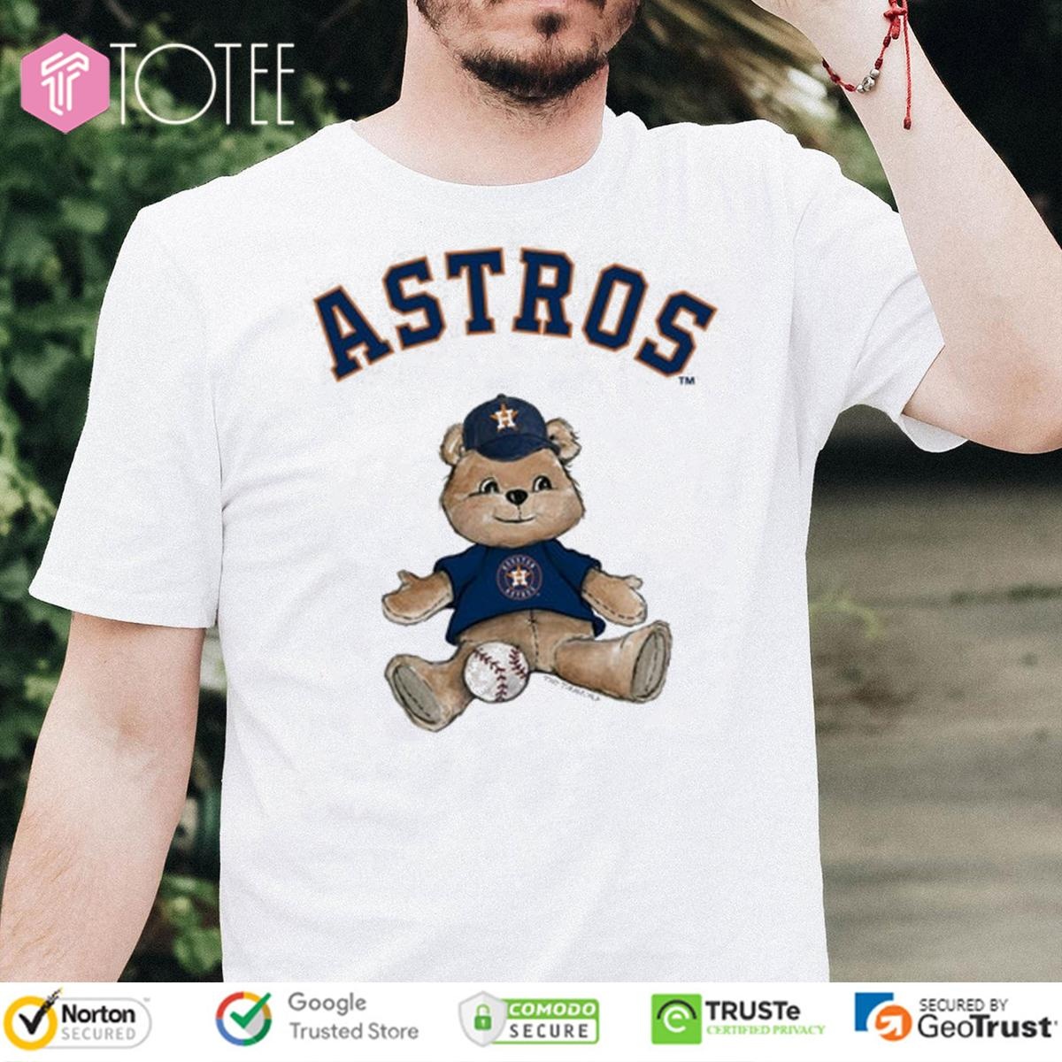 Houston Astros Tiny Turnip Teddy Bear T-shirt 4