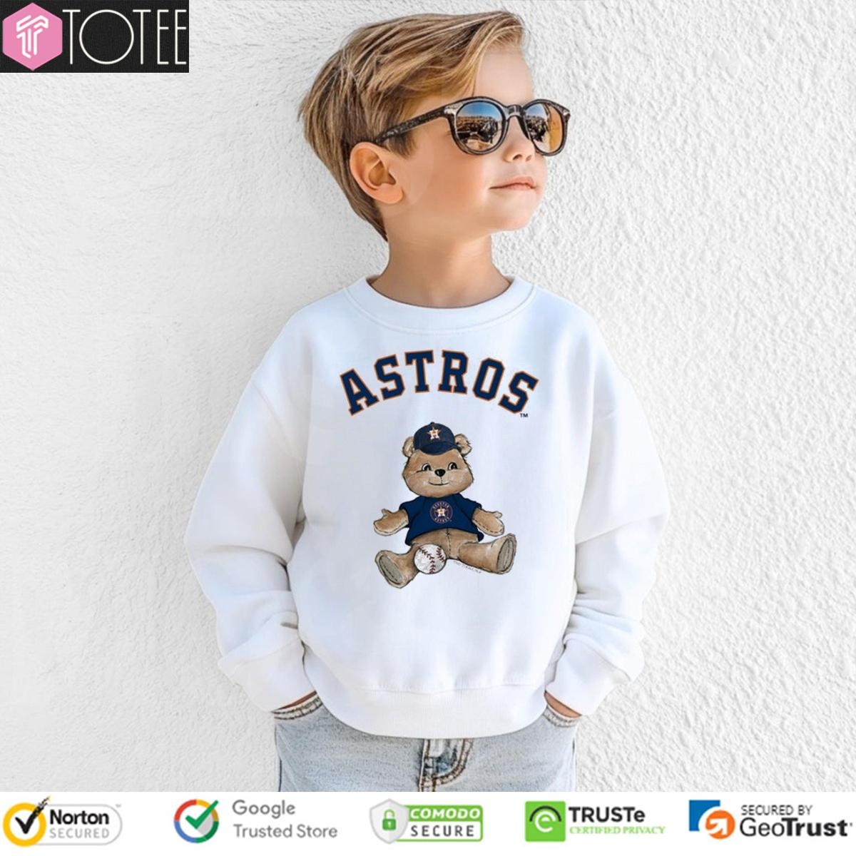 Houston Astros Tiny Turnip Teddy Bear T-shirt 3