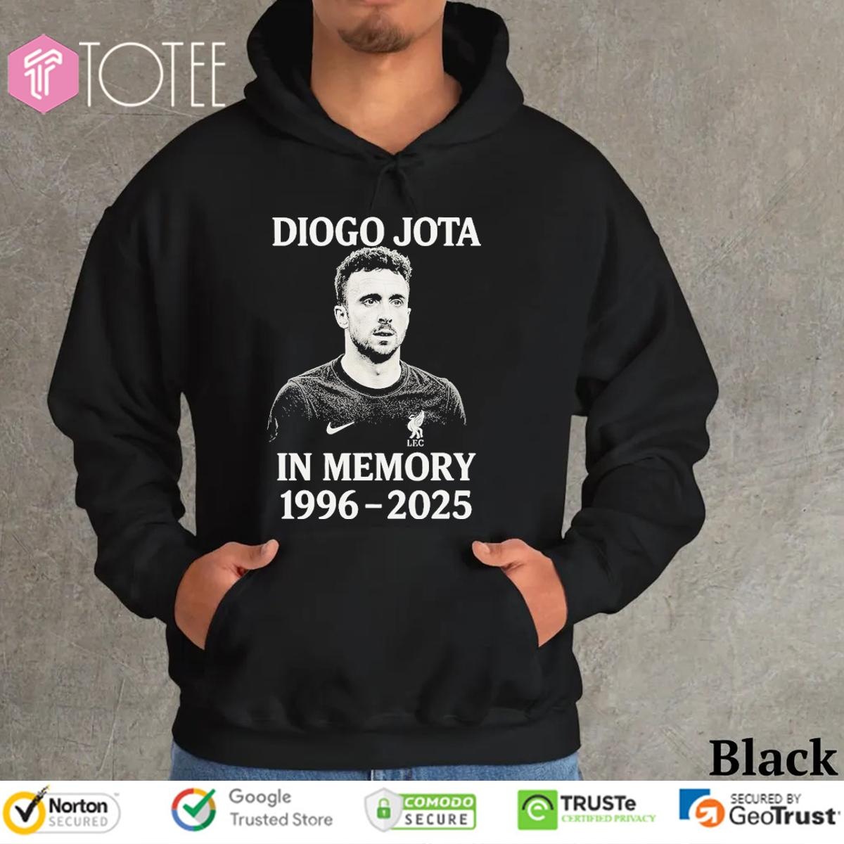 In Memory Of Diogo Jota 1996-2025 Liverpool T-shirt 2