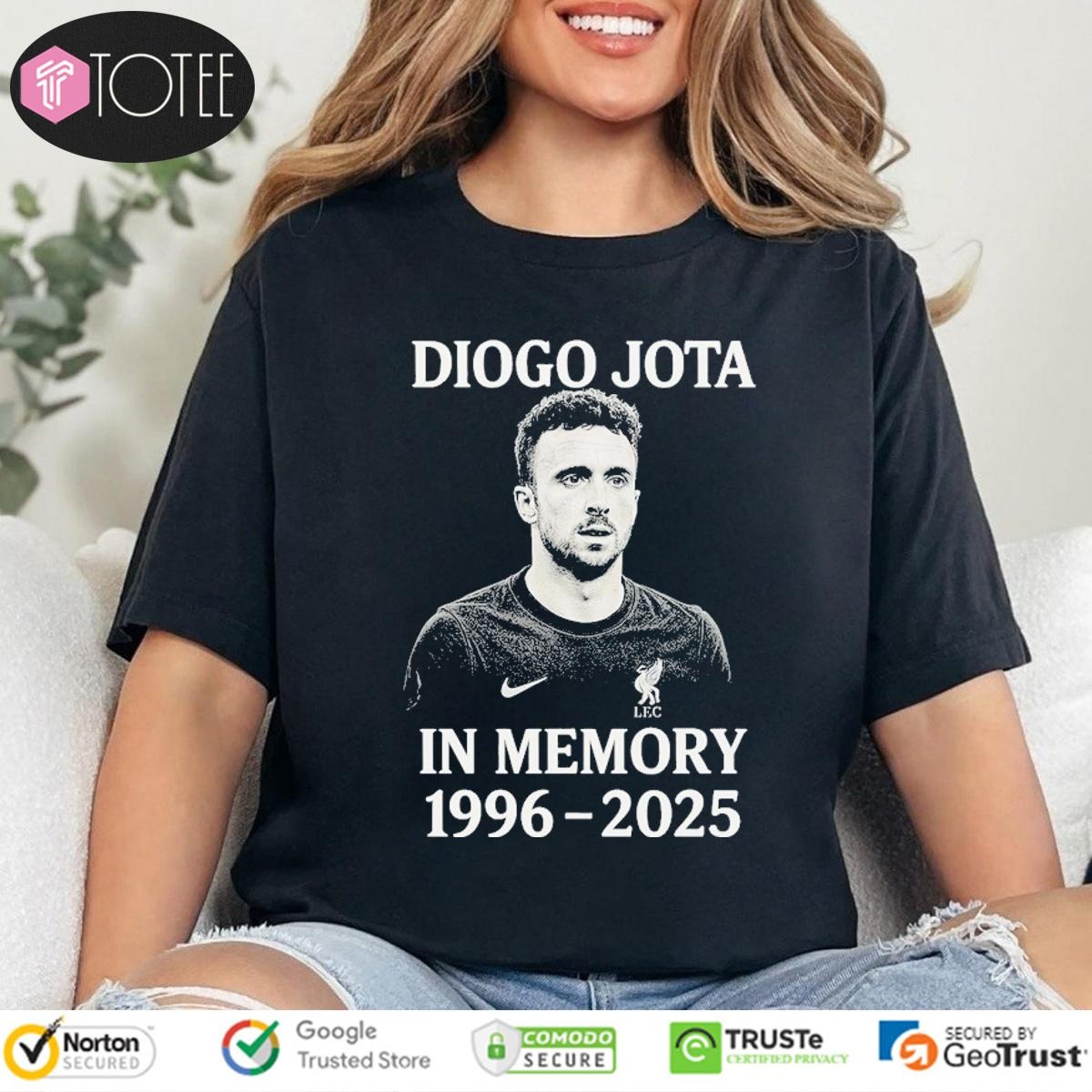 In Memory Of Diogo Jota 1996-2025 Liverpool T-shirt 4