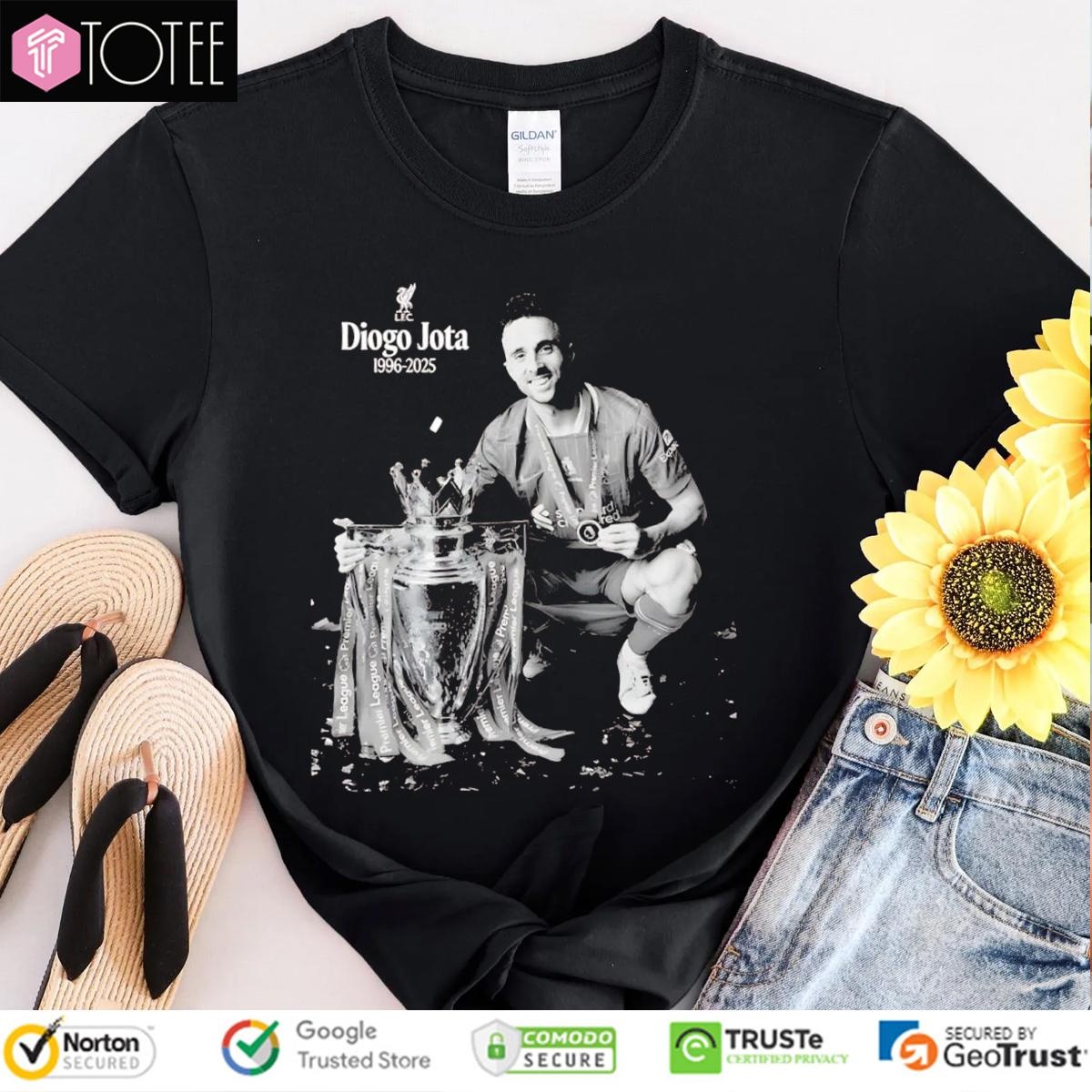 In Memory Of Diogo Jota 1996-2025 Trophy Liverpool Fc T-shirt