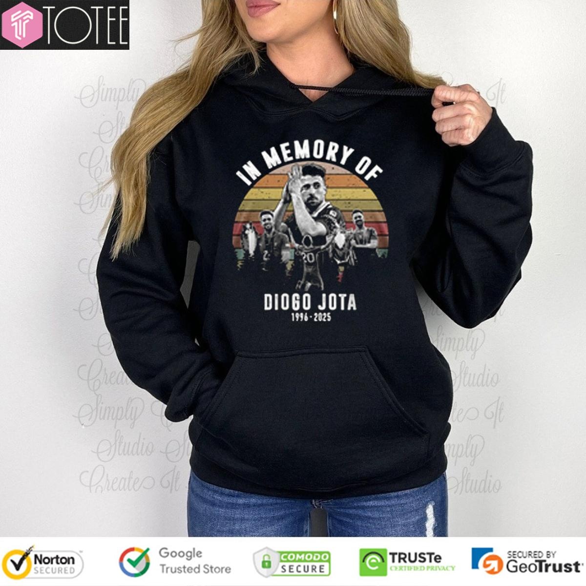 In Memory Of Diogo Jota 1996-2025 Vintage Sunset T-shirt 2